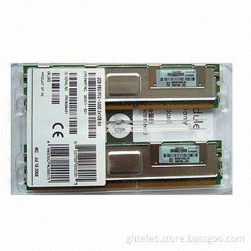 REG ECC-DIMM 397411-B21 2GB FBD PC2-5300 server RAM memory, 667mhz with original ETT chip sets